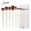 14pcs Makeup Brush Set - White